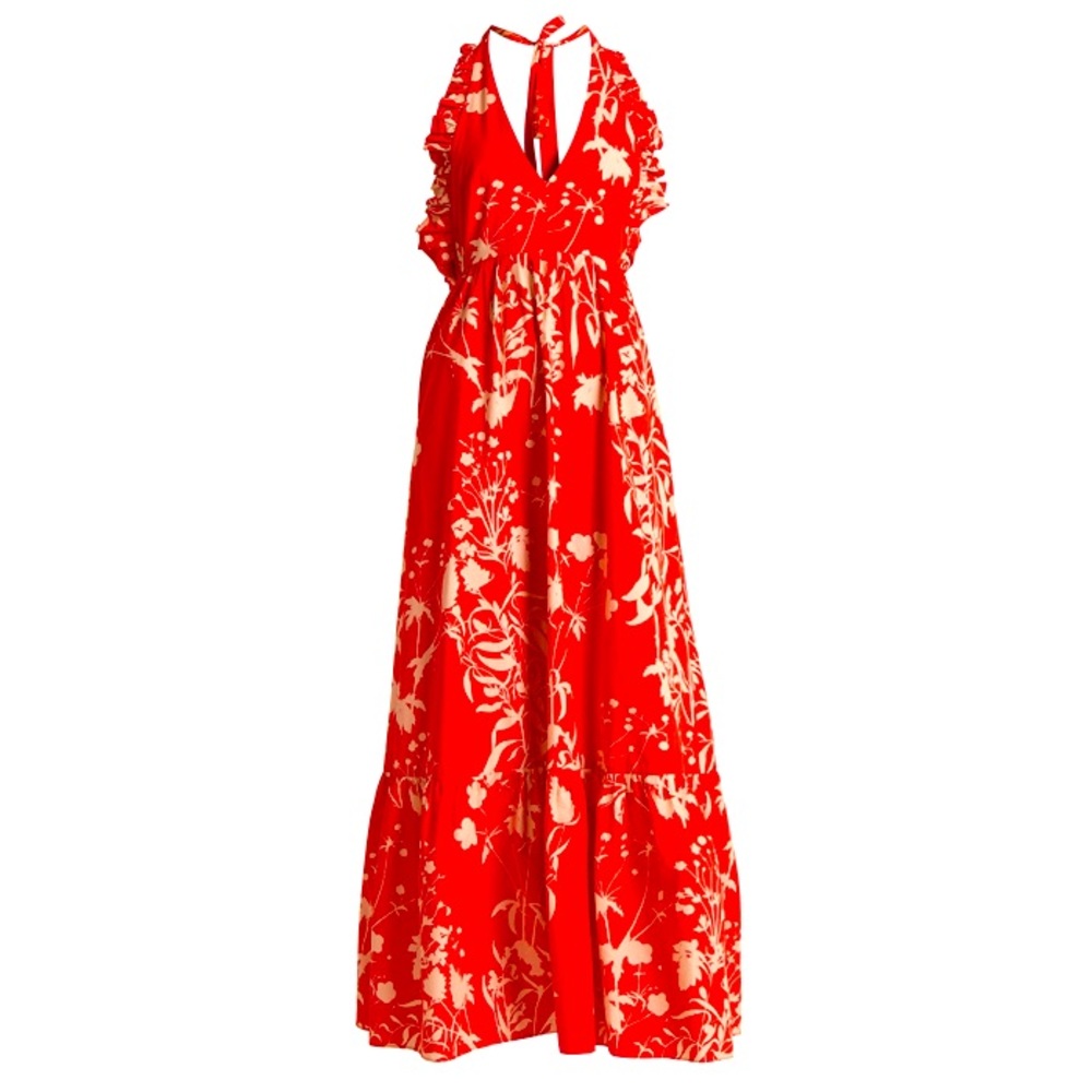 Borgo De Nor halter maxi dress
